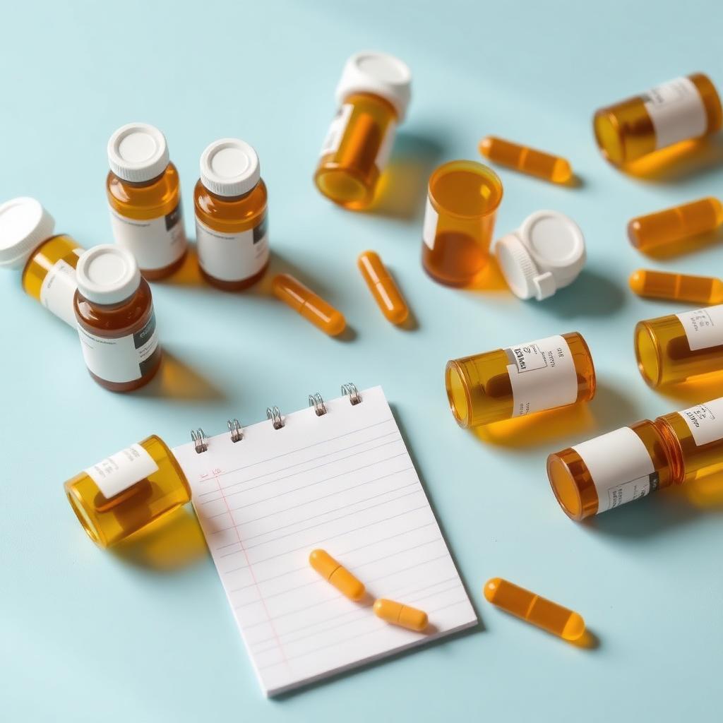 Pharmacist reviewing a Medicare beneficiary's medication list at the counter